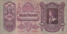 2058A,  BANKNOTE, 100, SZAZ PENGO, 1930, HUNGARY. - Ungheria