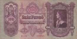 2058A,  BANKNOTE, 100, SZAZ PENGO, 1930, HUNGARY. - Hungría