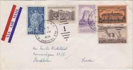 USA 1956 STAMPS ON AIR MAIL COVER TO SWEDEN - 2c. 1941-1960 Covers