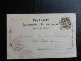 46/227   CP SUISSE  1900 - Storia Postale