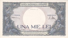 2058A,  BANKNOTE, 1000, UNA MIE LEI, 20 MARTIE1945, ROMANIA. - Romania