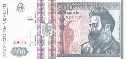 2058A,  BANKNOTE, 500, CINCI SUTE LEI, 1992, UNC, ROMANIA - Roumanie