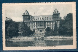 TORINO ( CASTELLO DEL VALENTINO VISTO DAL PO') Cartolina  Viaggiata 1918 - Castello Del Valentino