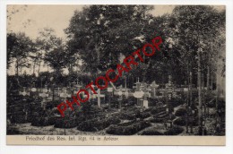 ARLEUX-Cimetiere Militaire Allemand-Res.Inf.Rgt.64-Carte Allemande-Guerre14-18-1WK-Militaria-Frankreich-France-59- - Arleux