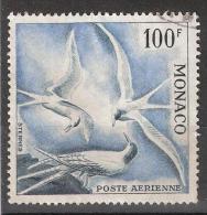 MONACO , Poste Aérienne, PA 66, 100 F , Oiseaux Sternes, Obl TB - Poste Aérienne