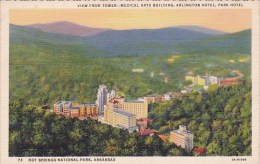 View From Tower Medical Arts Building Arlington Hotel Hot Springs National Park Arkansas - Hot Springs