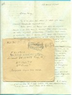 Brief Met Stempel GENT 14/4/45,  CONTROLE / TOEZICHT -> Soldaat / Belgisch Leger Ten Velde, Recu à Alphen (+inhoud - Weltkrieg 1939-45 (Briefe U. Dokumente)