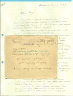 Brief Met Stempel GENT 4/6 ,  CONTROLE / TOEZICHT -> Soldaat / Belgisch Leger, Recu à Camp Llanberis (+inhoud - Guerre 40-45 (Lettres & Documents)