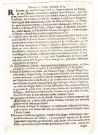 1663 4-Seitiger Gedruckter Text (Wie Zeitung) In Italienisch Mit Berichten Aus Verschiedenen Ländern Siehe Beschreibung - Exlibris