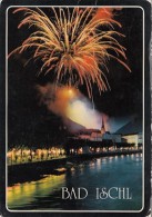 7942- BAD ISCHL- SPA TOWN, PANORAMA BY NIGHT, FIREWORKS - Bad Ischl