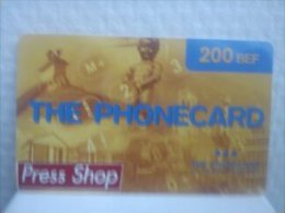 Intouch With Logo Press Shop Used Rare - [2] Prepaid & Refill Cards