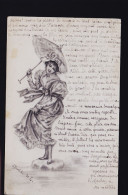 FEMME AU PARAPLUIE PAR CHARLOTTE 1901 - Mode