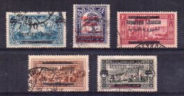 GRAND LIBAN N° 93 - 98 - 100 - 103 - 104 Oblitérés - Used Stamps