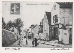 EVRY : Rue De L'Eglise  "REPRODUCTION" - Evry
