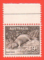 AUS SC #298 MNH 1956 Definitive / Platypus CV $17.00 - Ungebraucht