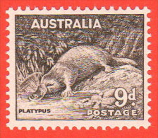 AUS SC #298 MNH 1956 Definitive / Platypus CV $17.00 - Neufs