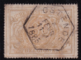 TR 5     COTE  85€   STEMPEL CACHET OSTENDE 1885  35€ - Used