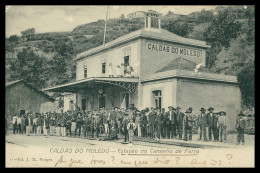 PESO DA REGUA - CALDAS DO MOLEDO - ESTAÇÃO DOS CAMINHOS DE FERRO -  Carte Postale - Vila Real