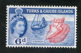 W2072  Turks 1957  Scott #128*   Offers Welcome! - Turks & Caicos (I. Turques Et Caïques)