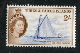W2083  Turks 1957  Scott #132*   Offers Welcome! - Turks And Caicos