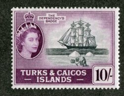 W2086  Turks 1957  Scott #134*   Offers Welcome! - Turcas Y Caicos