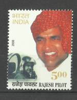 INDIA, 2008, Rajesh Pilot, (Rajeshwar Prasad Singh Vidhuni, Parliamentarian), MNH, (**) - Neufs