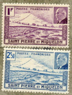 Saint-Pierre Et Miquelon  : Série Maréchal PETAIN, Et  Falaise, Phare - Ongebruikt