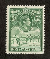 W2197  Turks 1938  Scott #88* Vlh  Offers Welcome! - Turks & Caicos (I. Turques Et Caïques)