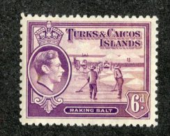 W2205  Turks 1938  Scott #85*   Offers Welcome! - Turks E Caicos