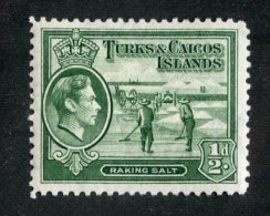 W2212  Turks 1938  Scott #79*   Offers Welcome! - Turks E Caicos