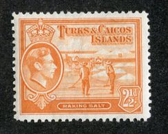 W2221  Turks 1938  Scott #83*   Offers Welcome! - Turks E Caicos