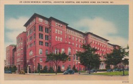Union Memorial Hospital Johnston Hospital And Nurses Home Baltimore Maryland 1944 - Baltimore