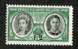 W2227  Turks 1948  Scott #99*   Offers Welcome! - Turcas Y Caicos