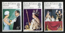 W2243  Turks 1977  Scott #321-23**   Offers Welcome! - Turks & Caicos (I. Turques Et Caïques)