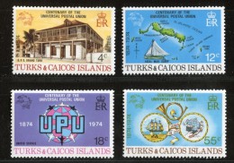 W2249  Turks 1974  Scott #293-96*  Offers Welcome! - Turks And Caicos