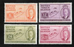 W2271  Virgin Is. 1951  Scott #98-101*  Offers Welcome! - British Virgin Islands