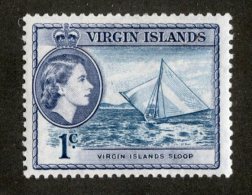 W2279  Virgin Is. 1956  Scott #116*  Offers Welcome! - Britse Maagdeneilanden