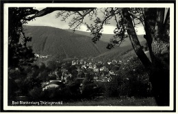 Bad Blankenburg / Thüringen  -  Panorama  -  Ansichtskarte Ca.1939    (3867) - Bad Blankenburg