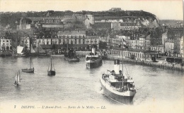 Dieppe - L´Avant-Port - Sortie De La Malle - Carte LL N°7, Non Circulée - Dieppe