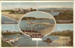 CPA - Carte Système - TENBY - MULTIVUES - Edition Mailing Novelty - Pembrokeshire