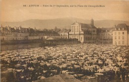 71 AUTUN - La Foire Du 1er Septembre Sur La Place Du Champ De Mars - Autun