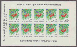 Finland 1991 Provinceplants/Berries  Booklet With Self Adhesive Stamps ** Mnh (F2554) - Markenheftchen