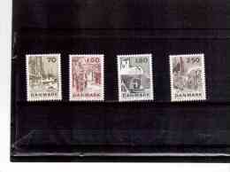 XX1902   -   DANIMARCA      -   SERIE COMPLETA NUOVA**NH    -      CAT. UNIFICATO NR.    669/672 - Unused Stamps