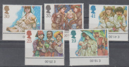 Great Britain 1994   Michel Nr 1539-43 Mnh Christmas,nativity Plays - Neufs