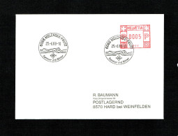 SUISSE FLAMME MECANIQUE Noir : 6068 MELCHSEE-FRUIT. DU 25.6.1988. - Postage Meters