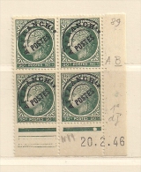 FRANCE ( FCDP - 9 ) 1946 N° YVERT ET TELLIER  N° 89   N** - Préoblitérés