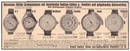 Original Werbung - 1916 - Oswald Staerker , Uhren , Pforzheim I.B. , Uhrmacher  !!! - Horloge: Zakhorloge