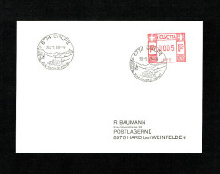 SUISSE FLAMME MECANIQUE Noir : 6774 DALPE . DU 30.5.1988. - Postage Meters