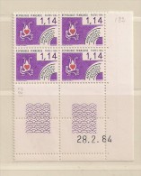 FRANCE ( FCDP - 15 )  1984  N° YVERT ET TELLIER  N° 182     N** - Precancels