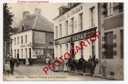 BAVAY-Attelage-Hotel Du Faisan-Animation-Periode Guerre14-18-1WK-Militaria -Frankreich-France-59-Fel Dpost- - Bavay